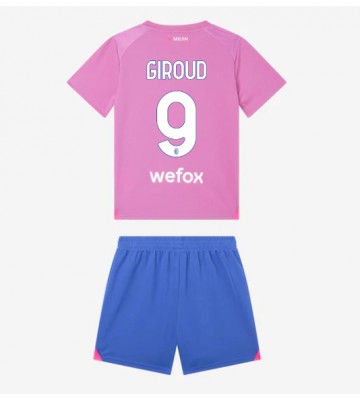 AC Milan Olivier Giroud #9 Replika Babytøj Tredje sæt Børn 2023-24 Kortærmet (+ Korte bukser)